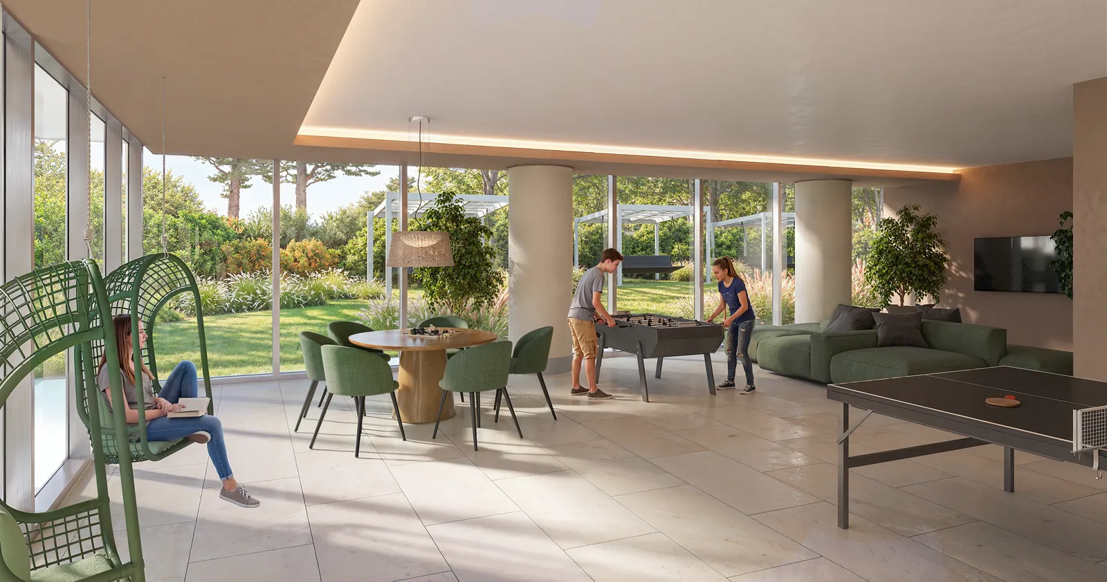 Sala de juegos para adolescentes de Torre 5