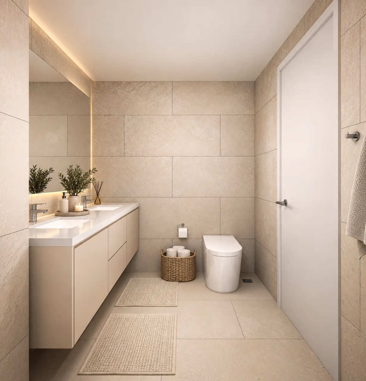 Baño de un apartamento de Torre 5